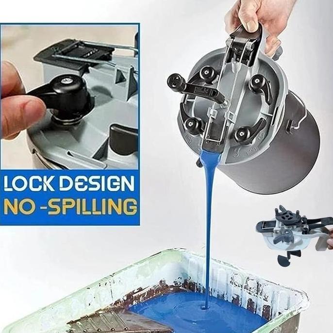 MANAZY Mixing Lid Steering Lid 1 Liter Pengaduk Cat Mobil Pengaduk Kaleng Cat Alat Pengecatan