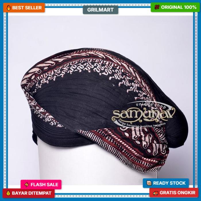 Blangkon Lipat Jogja Jebeh Motif Batik Iket Murah Bisa Dilipat Pengiriman Kilat