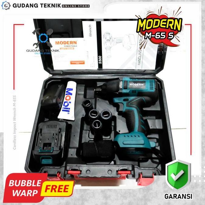 TERAR Cordless Impact Wrench Modern M-65 20Volt Impact Wrench Baterai