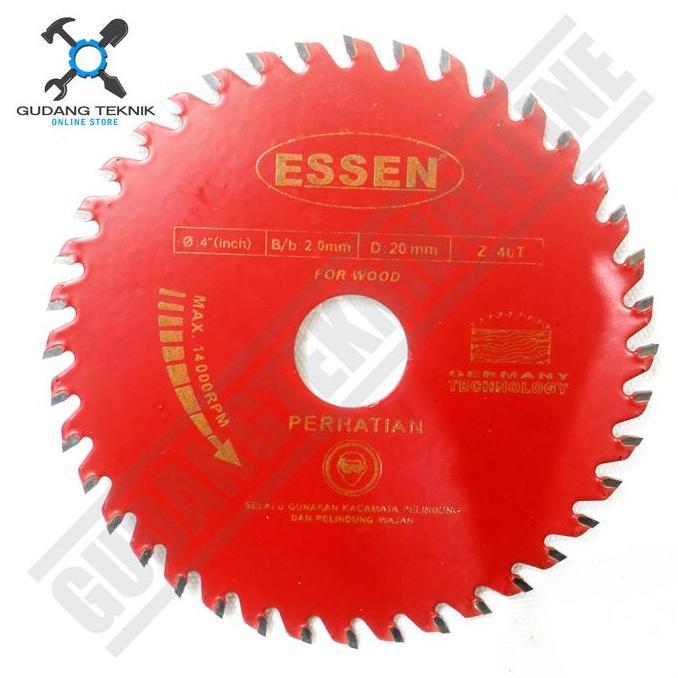 AKARA Mata Pisau KAYU Circular Saw ESSEN 4" 24T 40T Circular Saw Blade