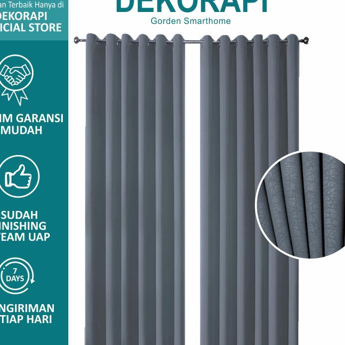 Dekorapi Gorden Blackout Premium (Tinggi 210,220,230)