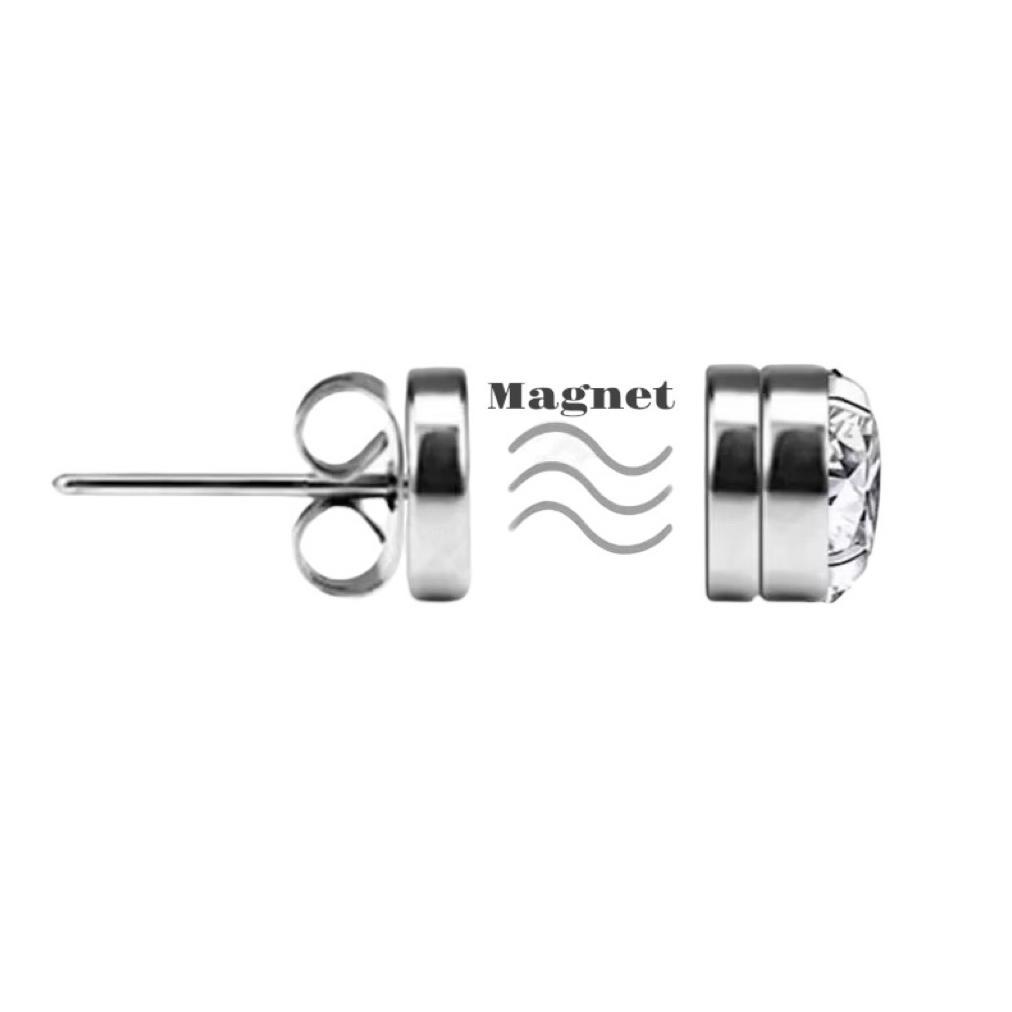 Cuci Gudang Anting Fake Tindik Berlian Anting Magnet Berlian Pria Wanita