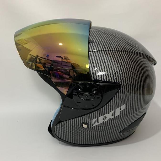 Helm Vision Carbon Glossy - Helmet SNI Dewasa BXP