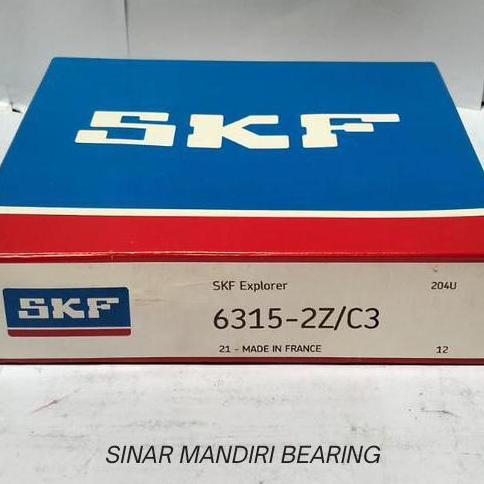 BEARING 6315 2Z C3 / ZZ C3 SKF