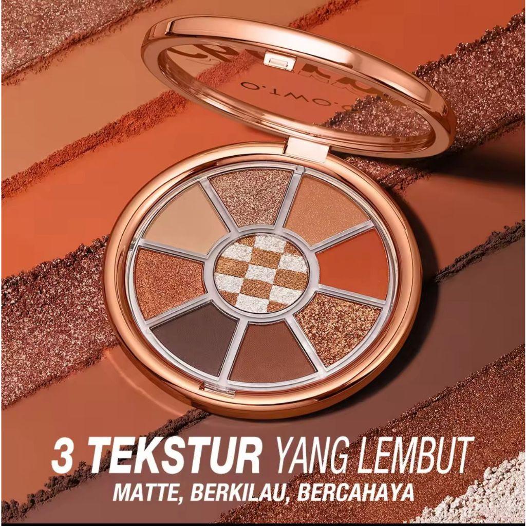 Rcs O.Two.O Eyeshadow Palette High Pigment Shine Matte Long Lasting Waterproof Otwoo Eyeshadow