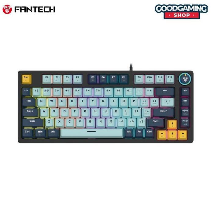 Fantech Atom81 | Atom 81 - MK875 V2 Wired Mechanical Gaming Keyboard Mizu Edition (TERBAIK) (TERBARU