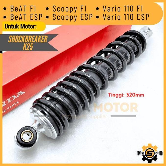 Shockbreaker Original Honda K25 Shock Belakang Beat Fi Scoopy Esp Beat Street Vario 110 Led Beat Pop