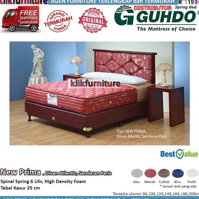 New Prima Sandaran Paris (set 140x200) Springbed GUHDO