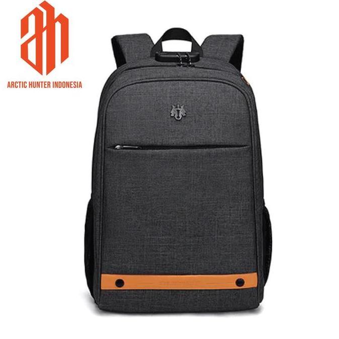 NEW ARCTIC HUNTER GB00375 TAS LAPTOP GOLDEN WOLF RANSEL ANTI-DENGAN KUNCI ORI