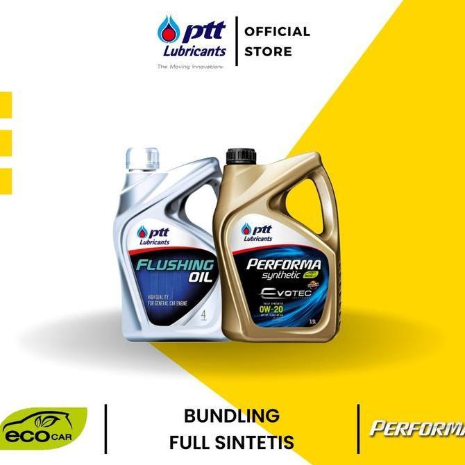 PTT Paket Oli Mesin Bensin Eco 0W20 [3,5+4L]