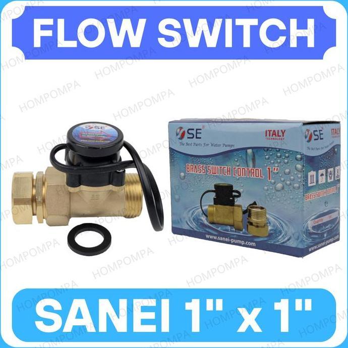 FLOW SWITCH 1" INCH SAN-EI ORIGINAL - OTOMATIS POMPA DORONG BOOSTER HIGH QUALITY