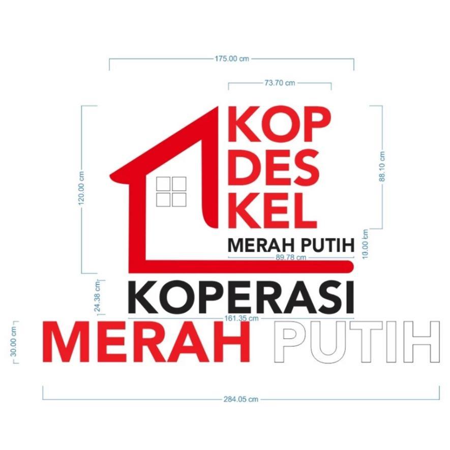 Free Ongkir Neon Box Koperasi Merah Putih Akrikik Galvanis Led Awet Custom Ukuran | Neon Box Led Kop