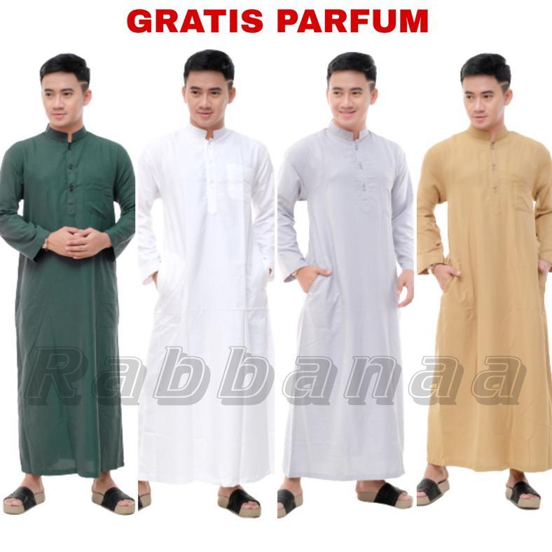 PREMIUM GAMIS PRIA JUBAH PRIA JUBAH GAMIS PRIA LENGAN PANJANG JUBAH POLOS