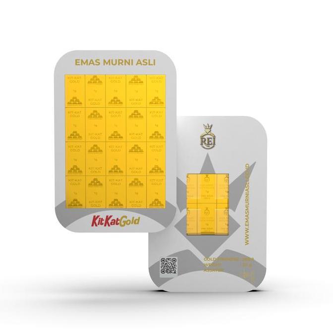 [Special Launching] Emas Murni Asli Emas 24K KitKat Gold Logam Mulia 20 Gram Bersertifikat Resmi