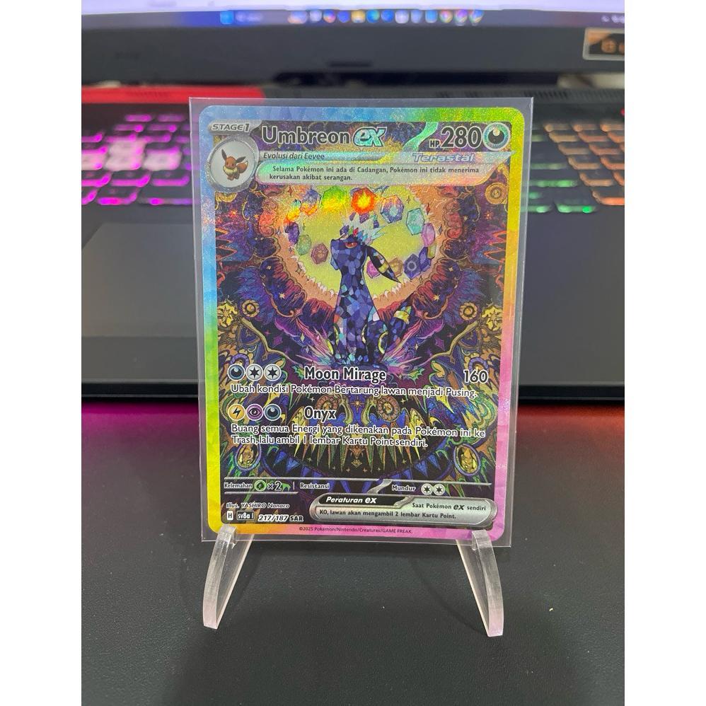 Discount Pokemon Tcg Indonesia Sv8A Umbreon Ex 217/187 Sar