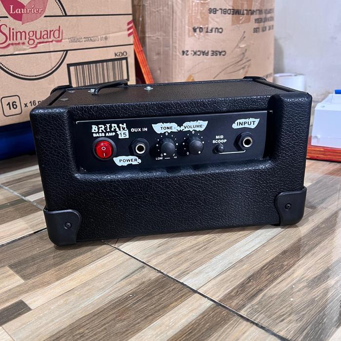 PROMO BIG SELL AMPLI GITAR BASS 4INC BRIAN - AMPLI BASS MINI BRIAN - SOUND BASS 4INC AMPLIFIER ORIGI
