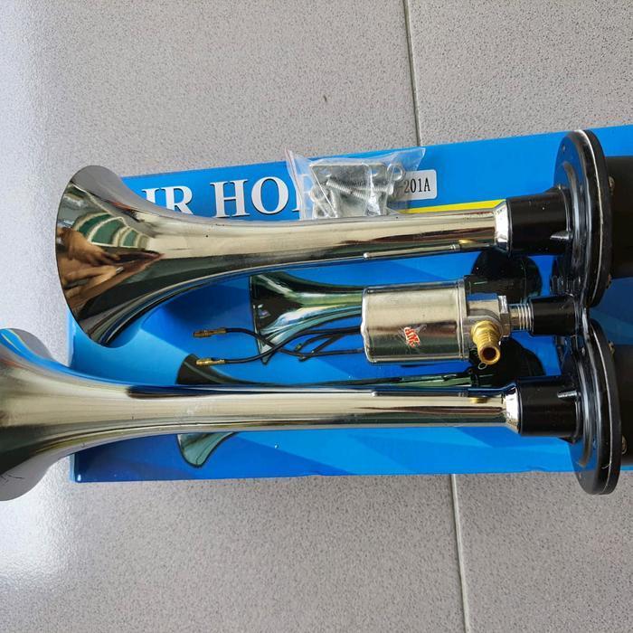 KLAKSON 2 CORONG HINO RK 12V 24V DENGAN PENGATURAN ANGIN - CAR ORIGINAL DAN TERPERCAYA