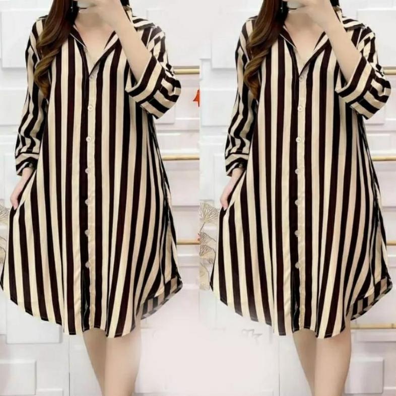 TERBARU tunik salur jumbo wanita ld 125 wanita lengan panjang untuk lebaran terbaru 2025 Atasan musl