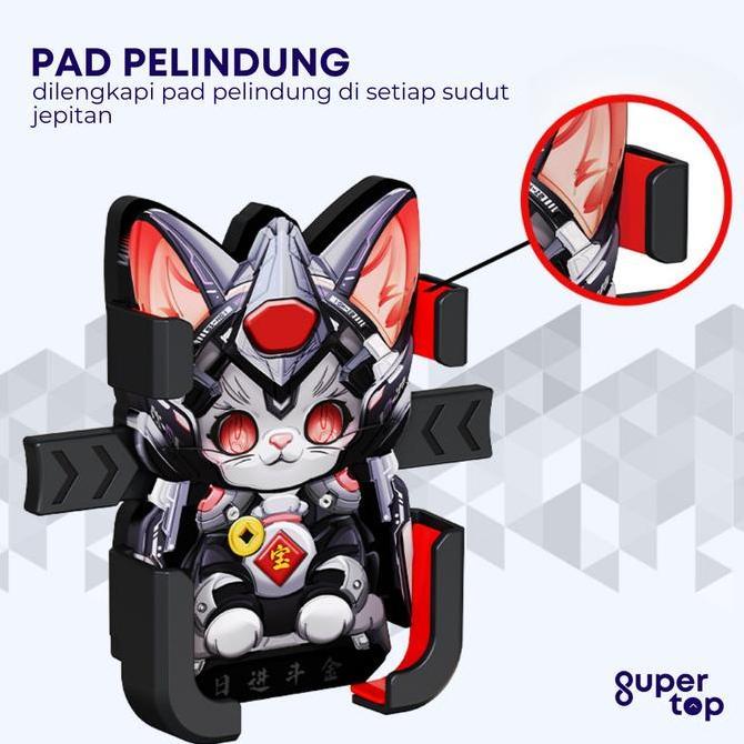 Holder Hp Motor Spion Stang Motif Karakter Lucu Keren Holder Hp Karakter Bebek Beruang Kucing Stand 