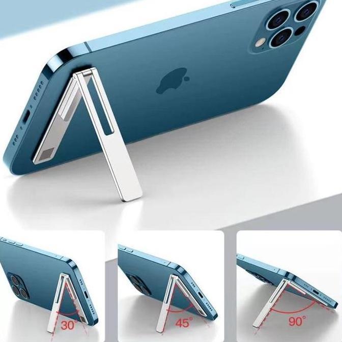 Phone Stand Holder / Tempel Hape Mini / Bracket Hp Lipat Bahan Bbesi / Phone Holder Lipat Mini Holde