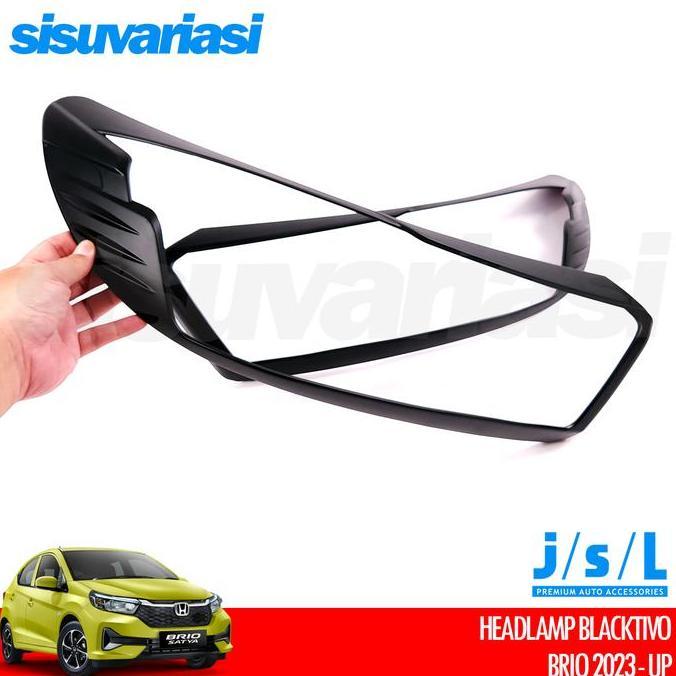 Brio 2023 2024 2025 Aksesoris Cover Headlamp Lampu Depan JSL