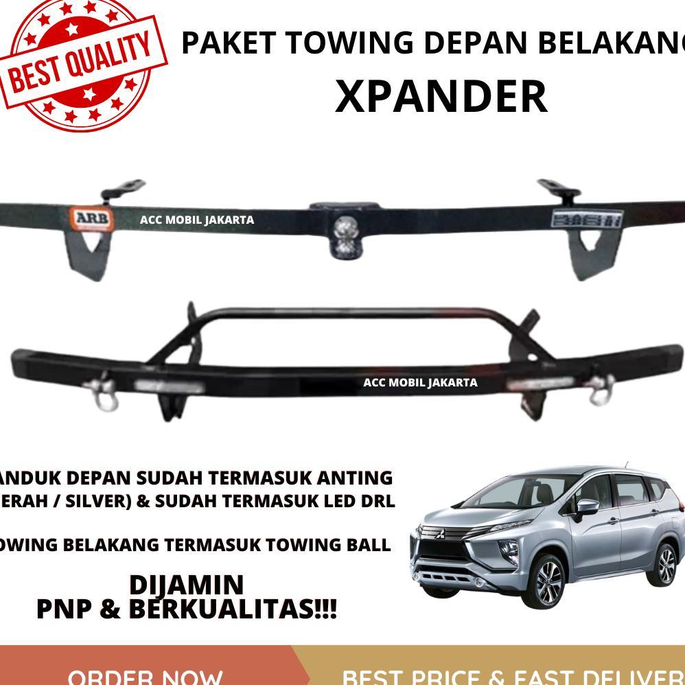 PAKET TOWING ARB DEPAN BELAKANG XPANDER EXCEED CROSS ULTIMATE ORIGINAL BESI PELINDUNG BUMPER
