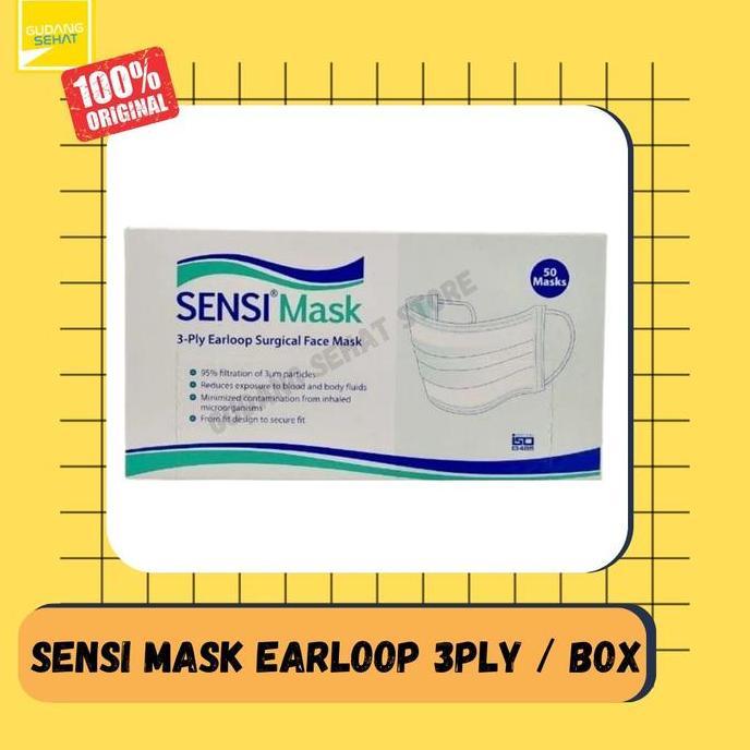 Sensi Earloop / Masker earloop isi 50pcs