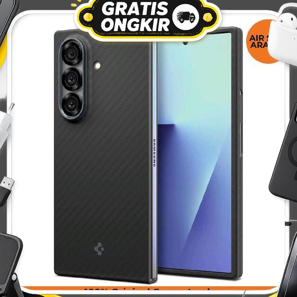 Case Samsung Galaxy Z Fold 7 Fold7 5G 2025 Spigen Airskin Aramid Fiber Carbon Ultra Thin Slim Hardca
