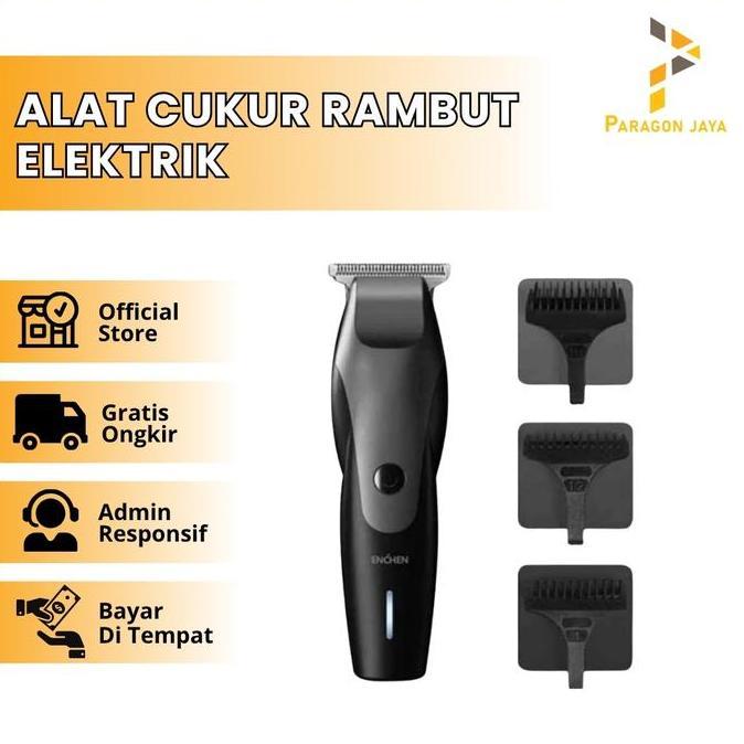 Alat Cukur Rambut Elektrik Hair Clipper Enchen Hummingbird