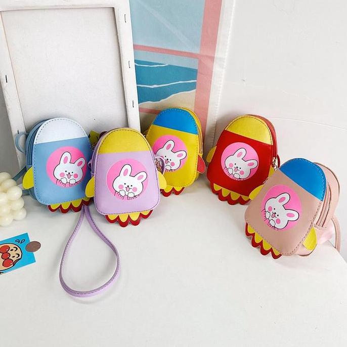 2218 Import Tas Anak Lucu Selempang Karakter Kelinci / Slingbag Lucu Anak Perempuan Allshop