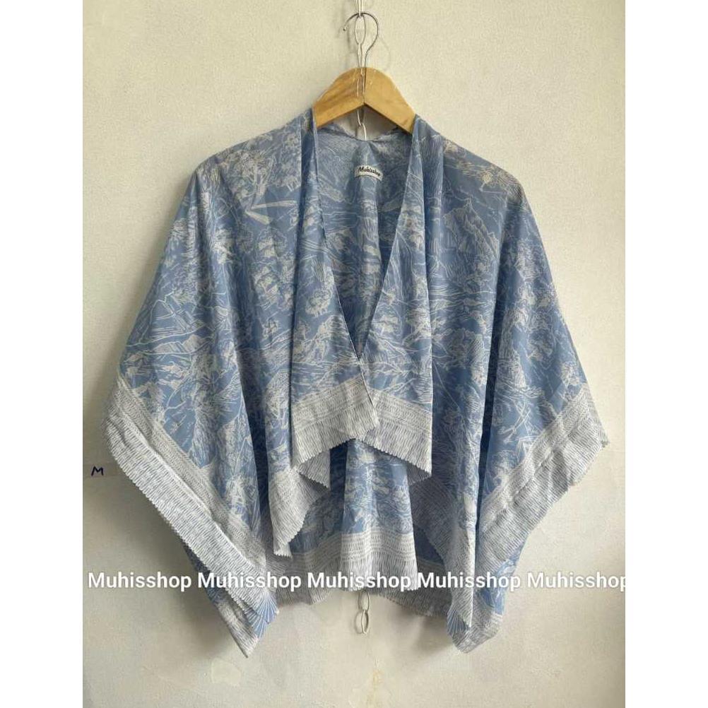 Gratong Outer Wanita Kekinian Cardigan Panjang | Long Outer Wanita Polos Putih Navy Casual Murah