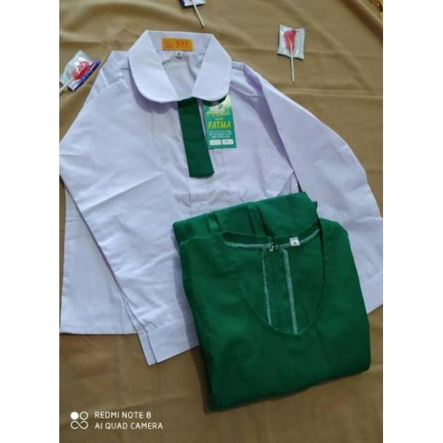 Free Ongkir Seragam Tk Seragam Mi Seragam Muslimat Seragam Sekolah Seragam Panjang Warna Hijau