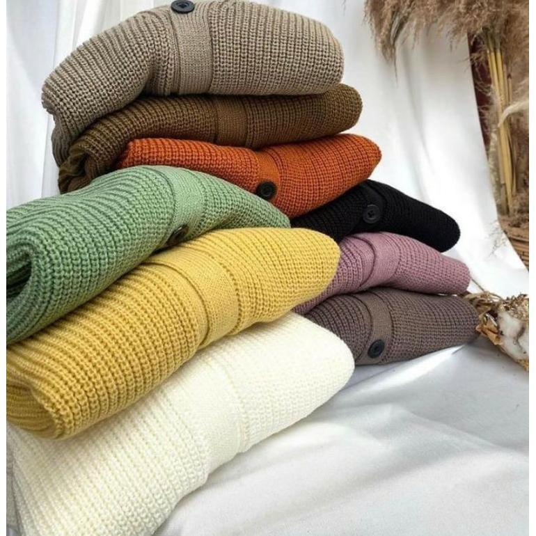 Promo Malika Cardy Oversize / Cardig Rajut Tebal / Rajut Wanita Oversize Xxl / Baju Rajut / Rajut Ov
