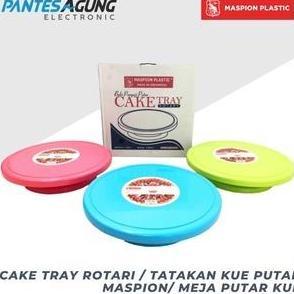 CAKE TRAY ROTARI / TATAKAN KUE PUTAR MASPION/ MEJA PUTAR KUE Promo