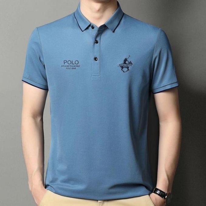 baju kaos polo pria Kemeja POLO pria yang dapat menyerap keringat baju kaos katun pria Atasan Pria