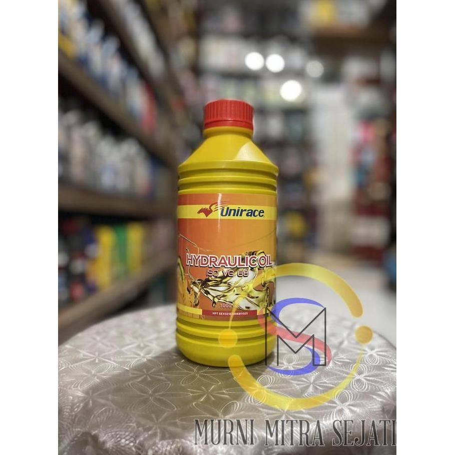 1kondangjayabadi - Unirace Hydraulic Oil 68 ISO VG SAE 10 Oli Hidrolis Hidrolik 1 L