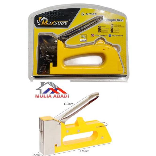 Maxsupe Staples Staples Gun Cekan Gun Taer Staples Gun Serbaguna
