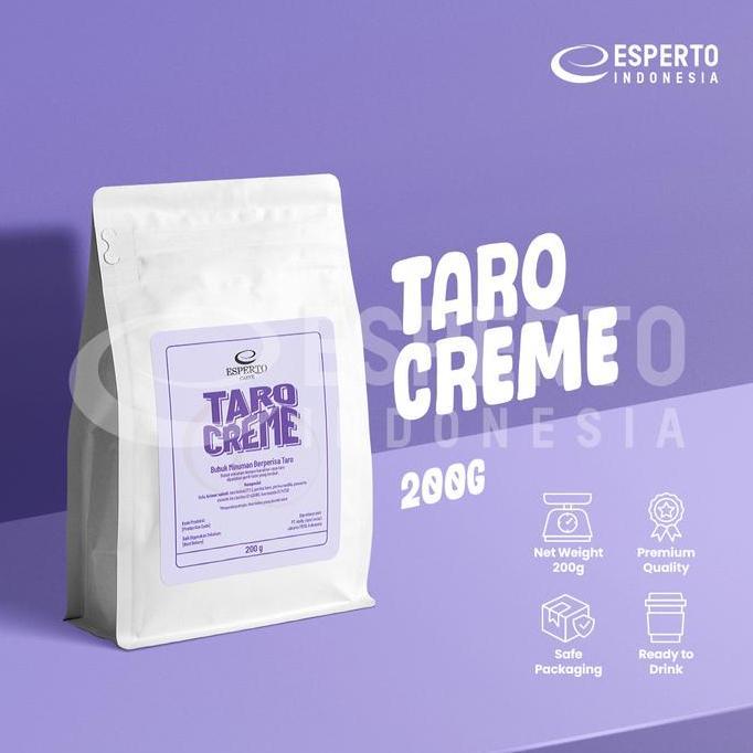 ESPERTO CAFFE TARO CREME - BUBUK TARO - TARO POWDER - BUBUK MINUMAN