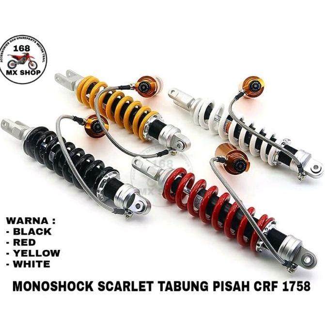 Monosok Mono Shock Sok Skok Belakang Tabung Pisah Scarlet Double Adjuster Trail 1758 CRF 150L