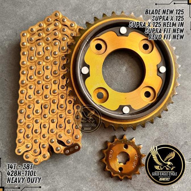 Gear Gir Set Gear Gir Paket Supra Fit New Supra X 125 Blade 125 Fi New Revo Fit 38T