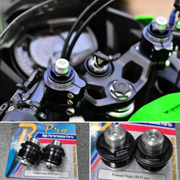 Tutup stang jepit bpro ninja 250r ninja 250 fi old cover shock preload
