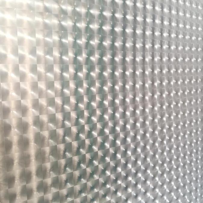Fiber Pagar Plastik Penutup Pagar Putih Motif 3 D Harga Permeter