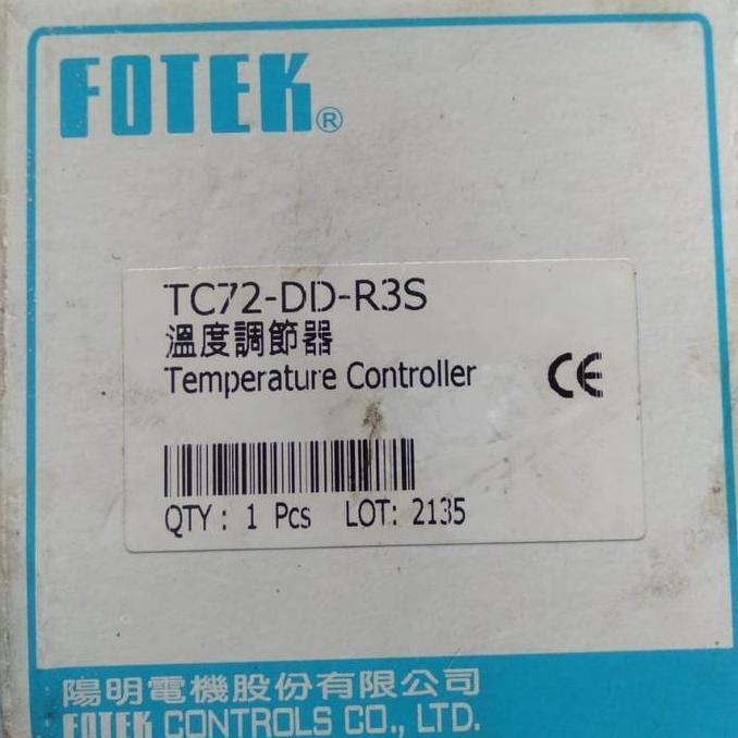 Fotek Tc72-Dd-R3S Temperature Controller High Quality