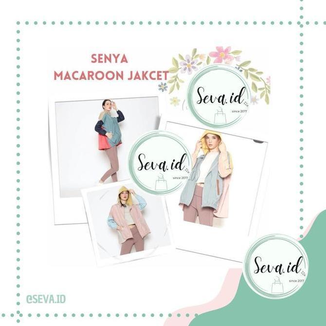 Senya Macaroon Jacket Series Defect Minor Sale Jaket Colorblocks Senya