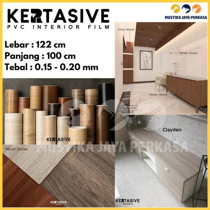 Kertasive Woodseries Lengkap Decosheet Sticker Pvc Interior Filmmurah