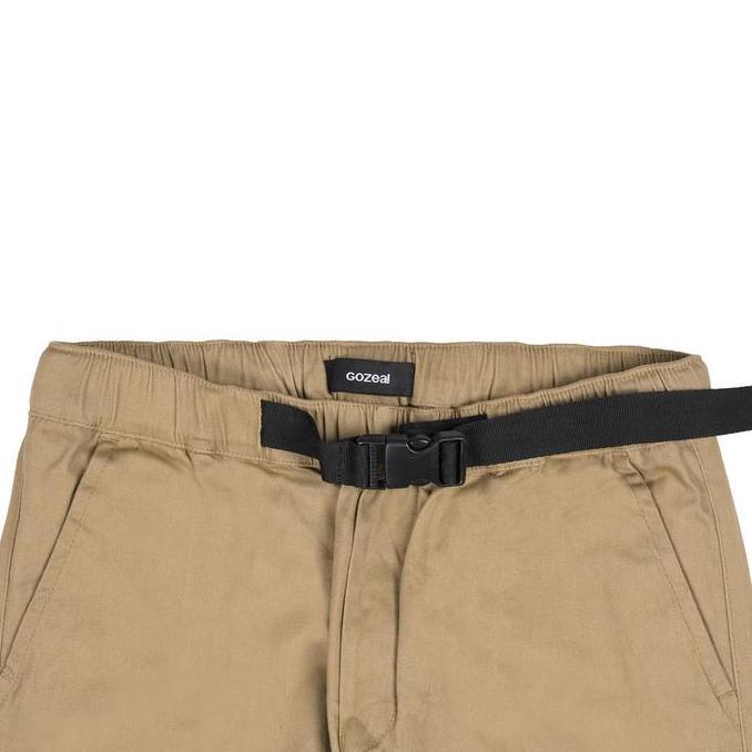 Gozeal | Longpants Chino - Frans Khaki | Celana Panjang Casual | Pria Wanita Unisex