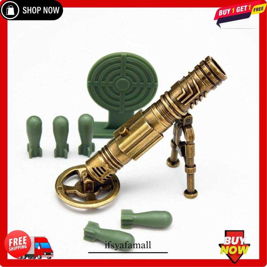 Meriam Mortir Mainan Besi Anak Tembak Pelontar Peluru Cannon Mortar Toys Hemat Banget