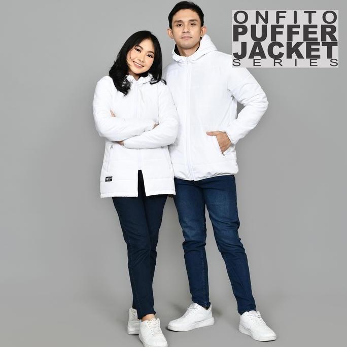 Onfito Outdoor Jacket Puffer CEWEK Jaket Busa Musim panas Musim dingin Parasut Wanita
