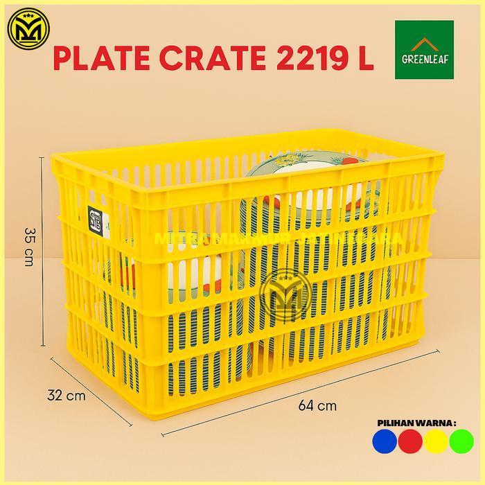(Promo) Keranjang Industri 2217 2219 L / Container Industri / Keranjang Piring Piring Krat Piring Ha