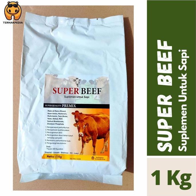 Super Beef 1 kg - Premix Sapi - Suplemen Sapi - Premix penggemukan